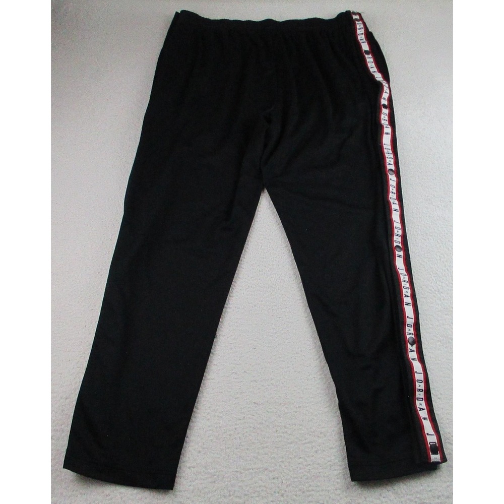 Jordan Tearaway Pants Mens 2XL Black Dri-FIT Snap Side Track Jumpman AJ1108-010 - Picture 13 of 14